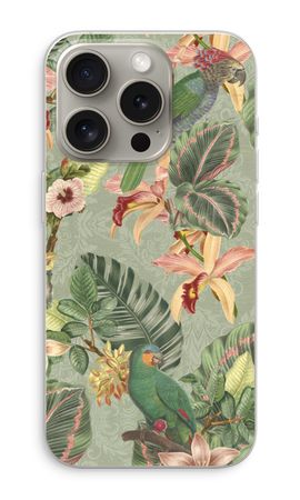 Tropical jungle parrot