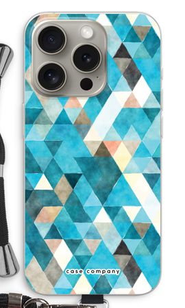 Coloured triangles blue