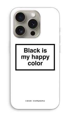 Black is my happy color
