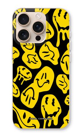 Melting smiley - Yellow