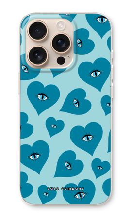 Blue heart eyes