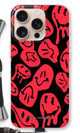 Schmelzender Smiley - Rot