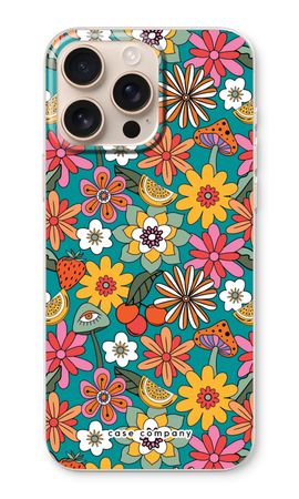 Retro Flowers N°2 - Blue