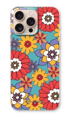 Retro Flowers - Blue