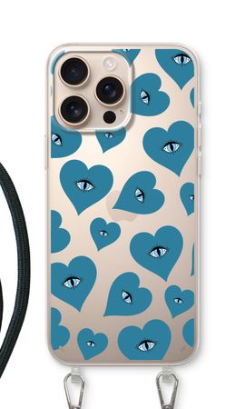 Blue heart eyes