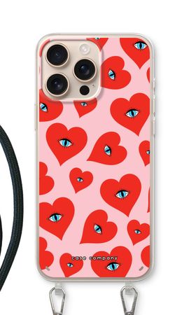 Red heart eyes