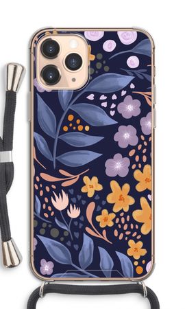 Flowers with blue leaves