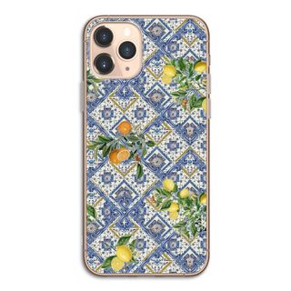 Piastrelle blu, limoni e arance - piccole