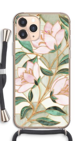 Orangefarbene Glasmalerei-Blume