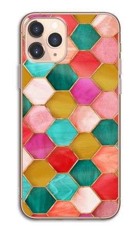 Hexagons in stained glass