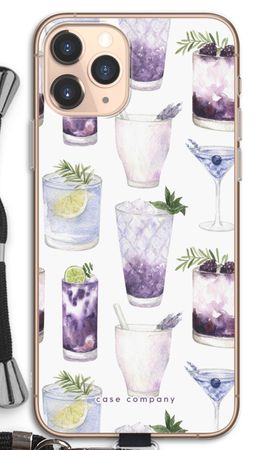 Violet cocktails
