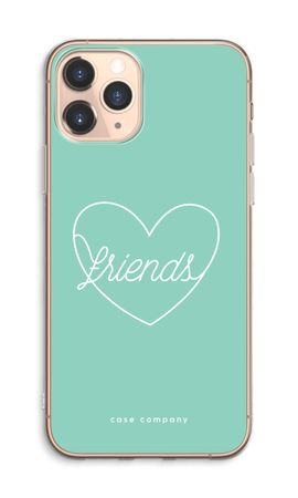 Friends heart pastel