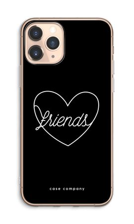 Friends heart black
