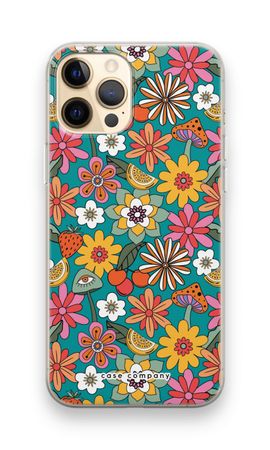 Retro Bloemen N°2 - Blauw