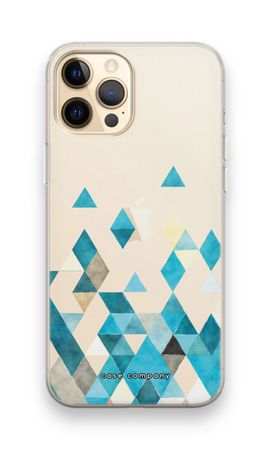 Coloured triangles blue