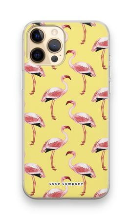 Flamingo's geel