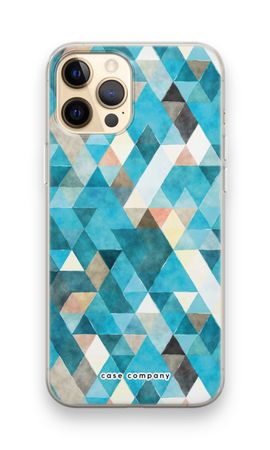 Coloured triangles blue