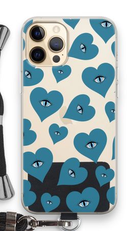 Blue heart eyes
