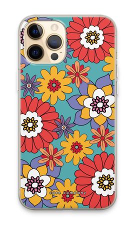 Retro Flowers - Blue