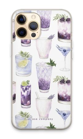 Violet cocktails