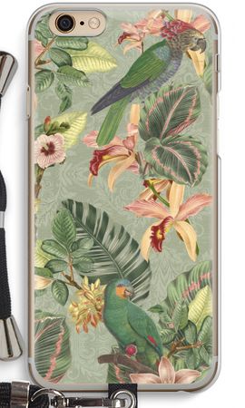 Tropical jungle parrot