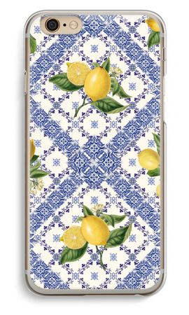 Blue tiles and lemons