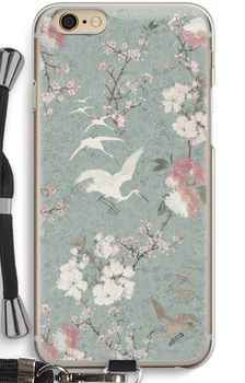 Japanese crane birds blossom