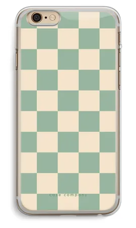 Checkered Mint, Miękkie etui iPhone 6 PLUS / 6S PLUS