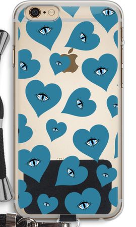 Blue heart eyes