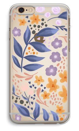 Flowers with blue leaves