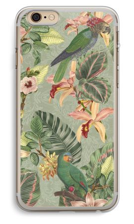 Tropical jungle parrot