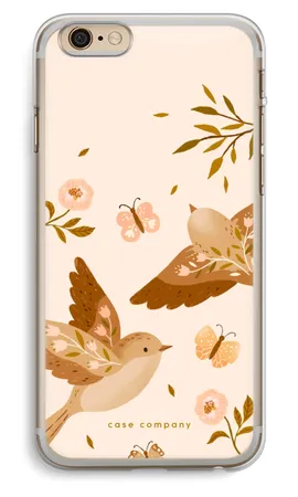 Fluttering Pair, Capa macia iPhone 6 PLUS / 6S PLUS