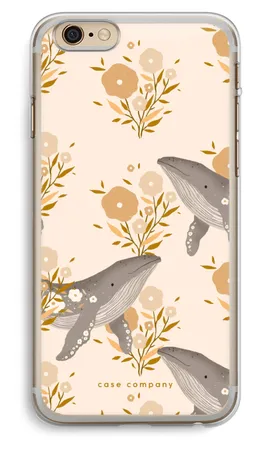 Floral Whales, Capa macia iPhone 6 PLUS / 6S PLUS