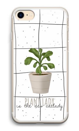 Houseplant on windowpane