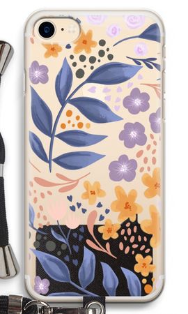 Flowers with blue leaves