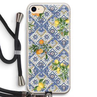 Blue tiles, lemons and oranges - small
