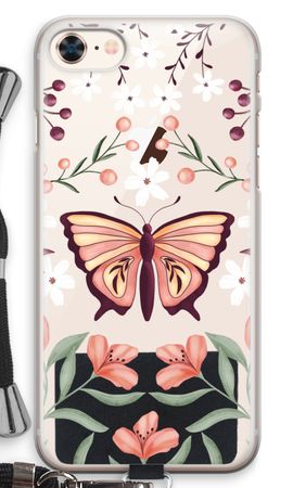 Schmetterling in einer blumigen Welt
