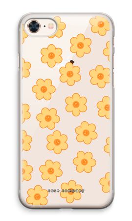 Fleur de smiley jaune