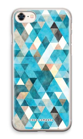 Coloured triangles blue