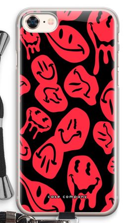 Schmelzender Smiley - Rot