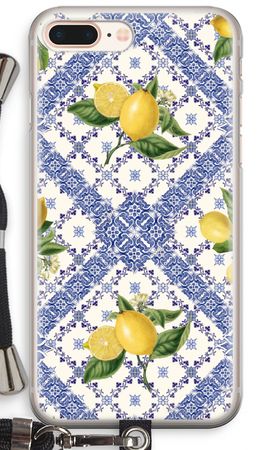 Blue tiles and lemons