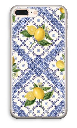 Blue tiles and lemons