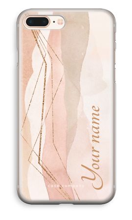 Gold Lines Namecase - Blush