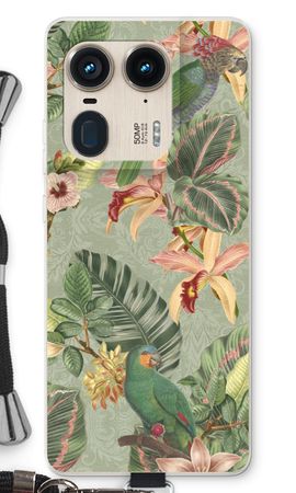 Tropical jungle parrot