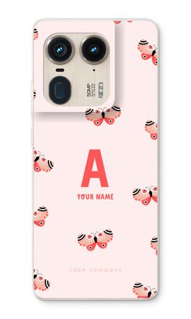 Rosy Butterflies Monogram