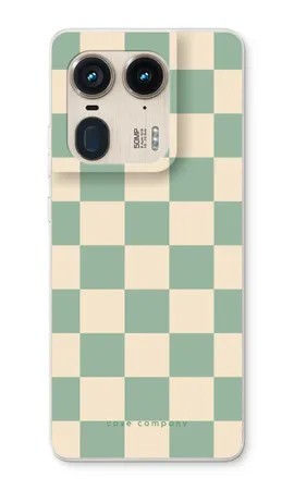 Checkered Mint, Miękkie etui Motorola Moto X50