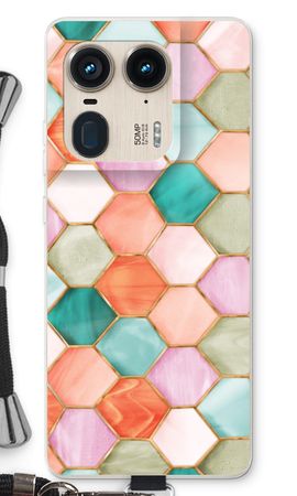 Hexagons in stained glass