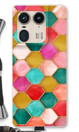 Hexagons in stained glass