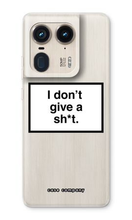 Don't give a shit