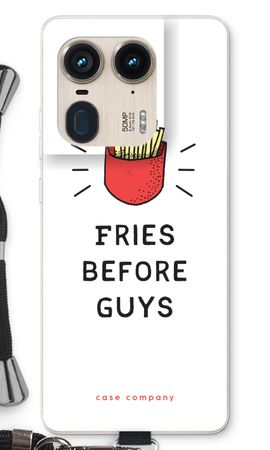 Fries before guys